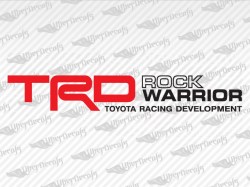 TRD ROCK WARRIOR Decals | Toyota Truck and Car Decals | Vinyl Decals