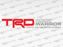 TRD ROCK WARRIOR Decals | Toyota Truck and Car Decals | Vinyl Decals