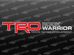 TRD ROCK WARRIOR Decals | Toyota Truck and Car Decals | Vinyl Decals