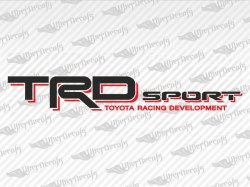 TRD SPORT Decals | Toyota Truck and Car Decals | Vinyl Decals