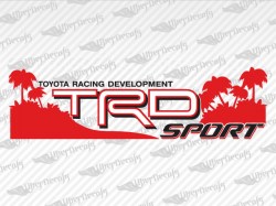 TRD SPORT Beach Decals | Toyota Truck and Car Decals | Vinyl Decals