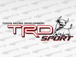 TRD SPORT Bull Decals | Toyota Truck and Car Decals | Vinyl Decals
