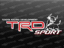 TRD SPORT Bull Decals | Toyota Truck and Car Decals | Vinyl Decals