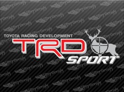 TRD SPORT Deer Hunter Decals | Toyota Truck and Car Decals | Vinyl Decals