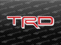 TRD Decals | Toyota Truck and Car Decals | Vinyl Decals