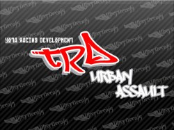 TRD URBAN ASSAULT Decals | Toyota Truck and Car Decals | Vinyl Decals