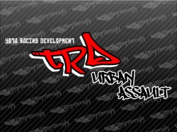 TRD URBAN ASSAULT Decals | Toyota Truck and Car Decals | Vinyl Decals