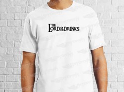 LORD OF THE DRINKS | Mens | T-shirt Vinyl