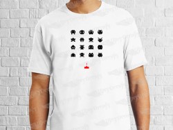 ATARI SPACE INVADERS | Mens | T-shirt Vinyl