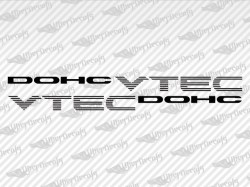 VTEC DOHC Decals | Honda Truck and Car Decals | Vinyl Decals