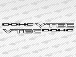 VTEC DOHC Decals | Honda Truck and Car Decals | Vinyl Decals