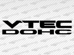 VTEC DOHC Decals | Honda Truck and Car Decals | Vinyl Decals