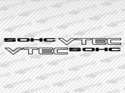 VTEC SOHC Decals | Honda Truck and Car Decals | Vinyl Decals