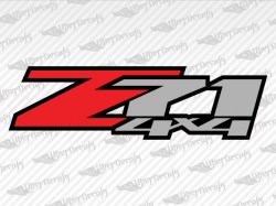 Z71 4X4 Decals | Chevy, GMC Truck and Car Decals | Vinyl Decals