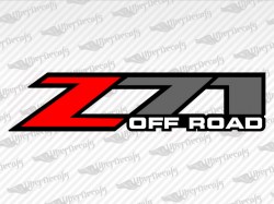 Z71 OFF ROAD Decals | Chevy, GMC Truck and Car Decals | Vinyl Decals