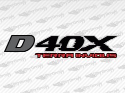 D40X TERRA INVIOUS | Truck and Car Custom Decals | Vinyl Decals