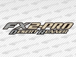 FX2-PRO Desert Runner Custom Decal | Truck and Car Custom Decals | Vinyl Decals