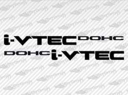 i-VTEC DOHC Decals | Honda Truck and Car Decals | Vinyl Decals