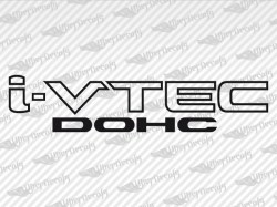 i-VTEC DOHC Decals | Honda Truck and Car Decals | Vinyl Decals