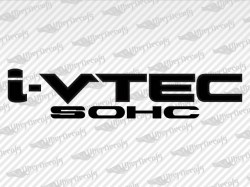 i-VTEC SOHC Decals | Honda Truck and Car Decals | Vinyl Decals