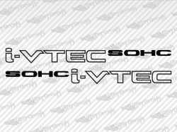 i-VTEC SOHC Decals | Honda Truck and Car Decals | Vinyl Decals