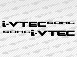 i-VTEC SOHC Decals | Honda Truck and Car Decals | Vinyl Decals