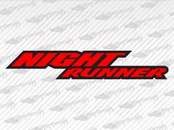 NIGHT RUNNER Decals | Dodge Truck and Car Decals | Vinyl Decals