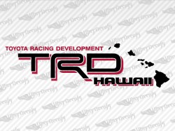 TRD HAWAII Decals | Toyota Truck and Car Decals | Vinyl Decals