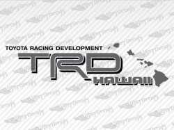 TRD HAWAII Decals | Toyota Truck and Car Decals | Vinyl Decals