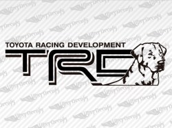 TRD Lab Dog Decals | Toyota Truck and Car Decals | Vinyl Decals