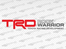 TRD ROCK WARRIOR Decals | Toyota Truck and Car Decals | Vinyl Decals
