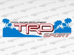 TRD SPORT Beach Decals | Toyota Truck and Car Decals | Vinyl Decals