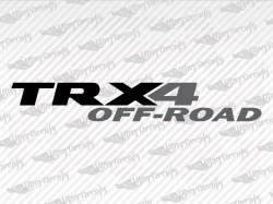 TRX4 OFF ROAD Decals | Dodge Truck and Car Decals | Vinyl Decals