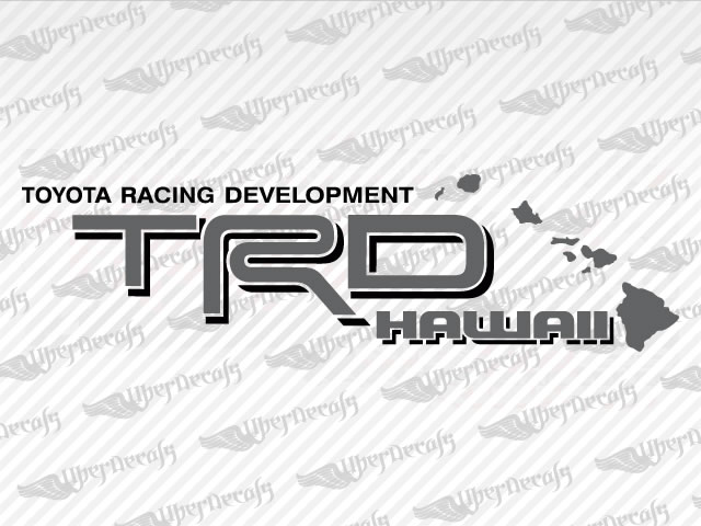 TRD HAWAII Decals | Toyota Truck and Car Decals | Vinyl Decals